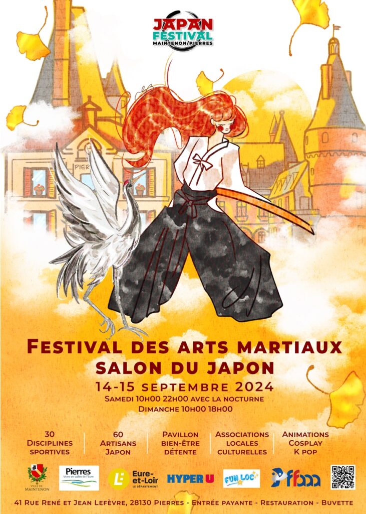 Salon du japon & Festival des arts martiaux le 1' et 15 septembre 2024 à Pierre 528)