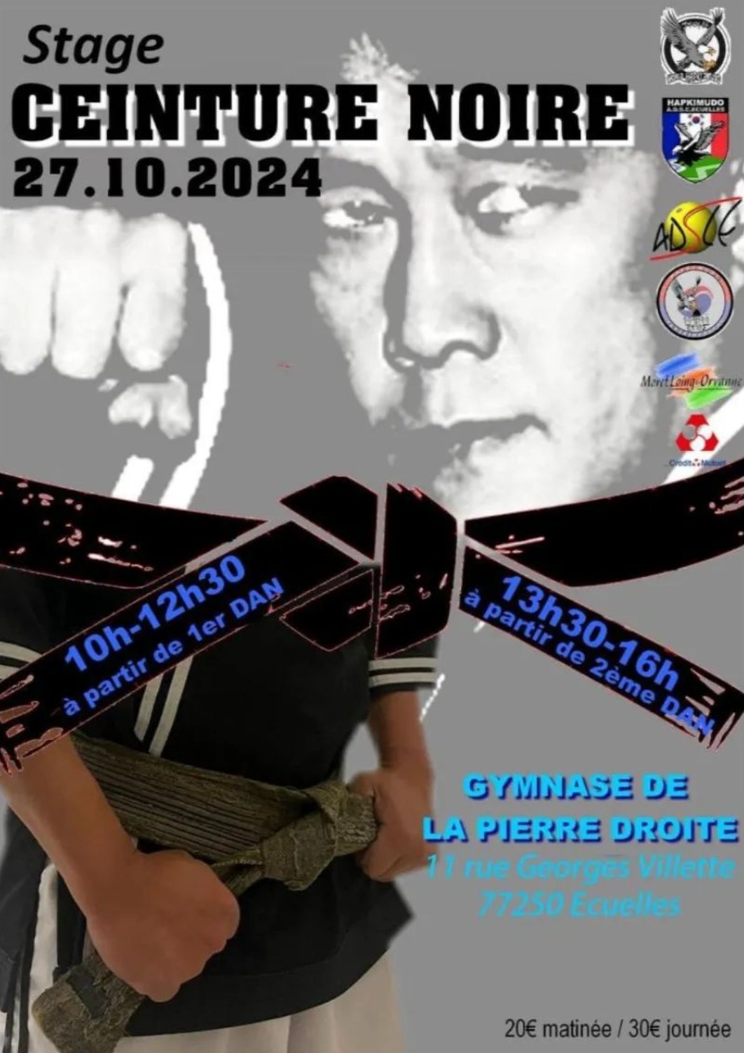 27 oct. 2024 : Stage Ceinture Noire