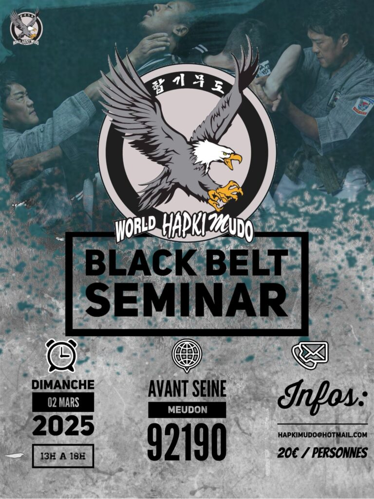 SEminaire Hapkimudo Black Belt à Meudo Le 5 MARS 2025