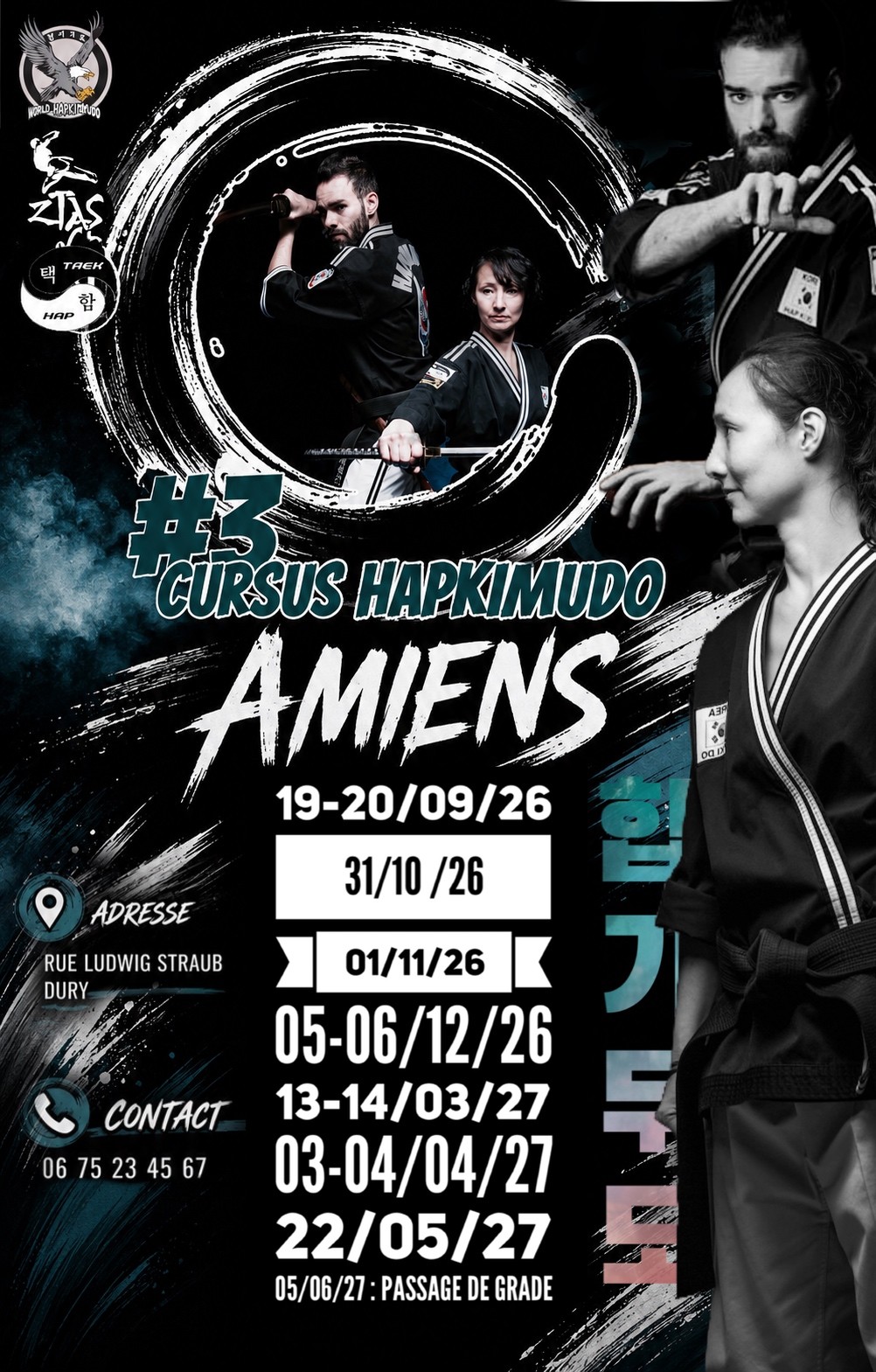 Cursus Hapkimudo – 2026-2027 – Haut de France – 3ème édition